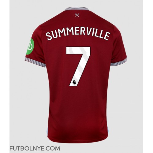 Camiseta West Ham United Crysencio Summerville #7 Primera Equipación 2025-26 manga corta
